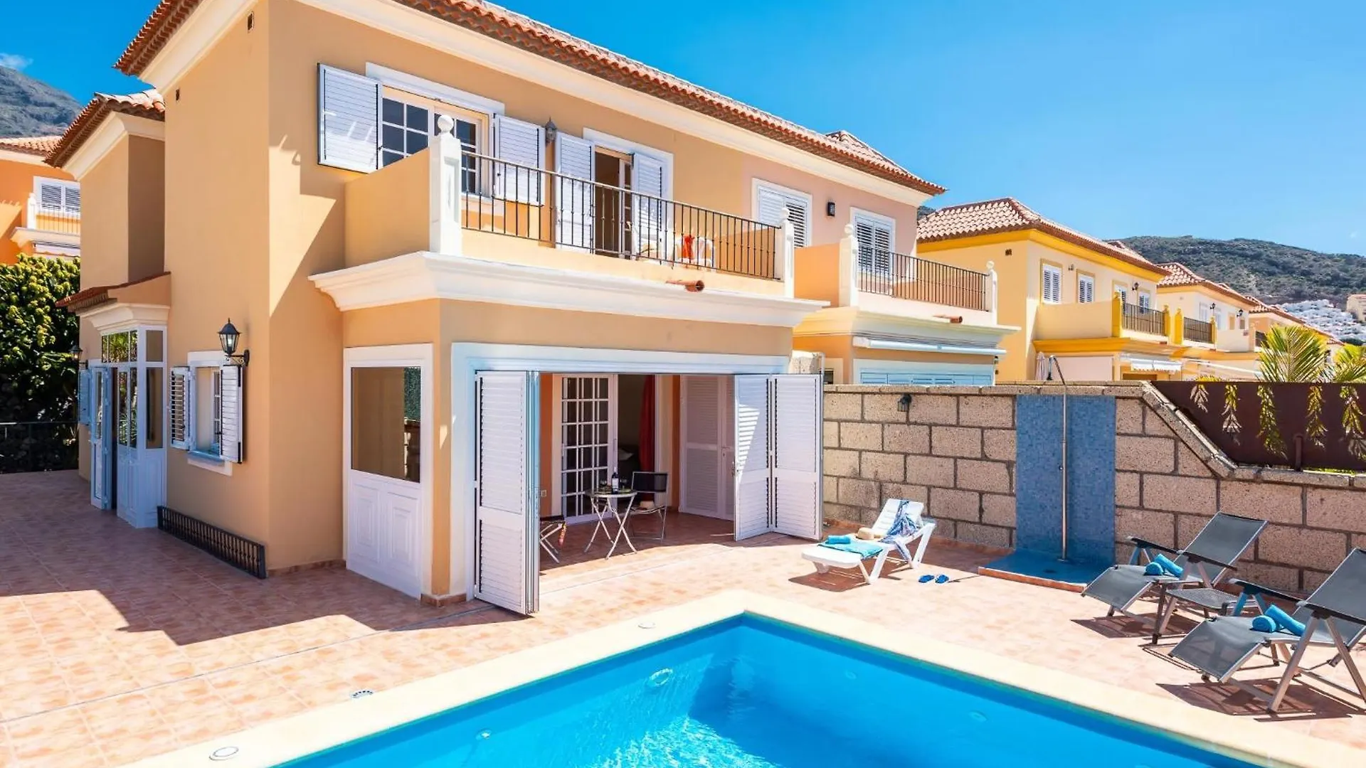 Incredible Villa Fuente, Ocean View, Heated Pool! Costa Adeje  0*, Costa Adeje (Tenerife)